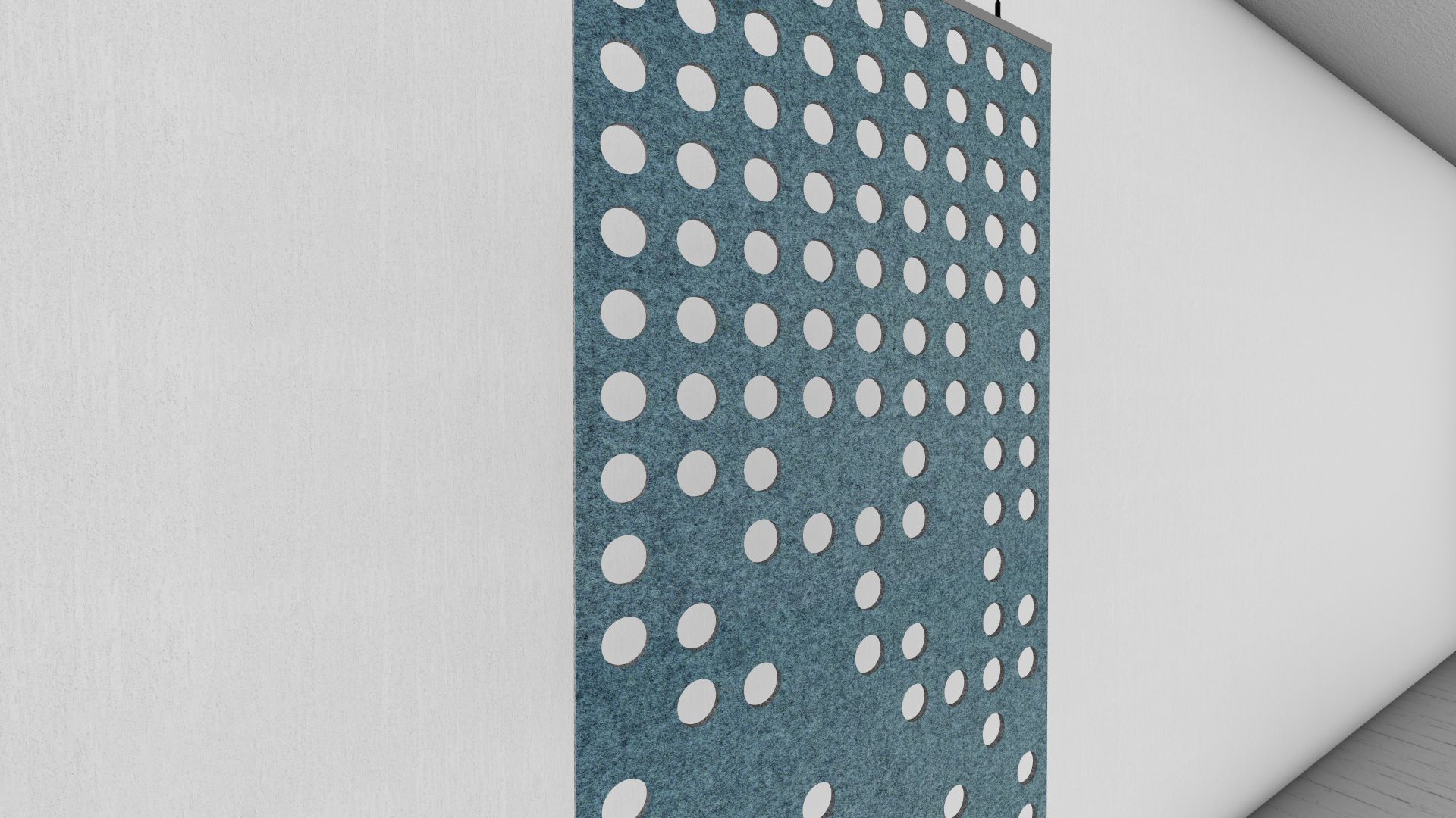 Akustik Askılı Seperatör - Bölücü Daire Model