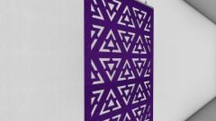 Akustik Askılı Seperatör - Bölücü Üçgen Model