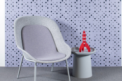 Akustik İki Katlı Delikli Renkli Duvar Panelleri Hollanda | Assen