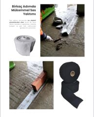 Duvar Altı Keçe Ses Yalıtım Bandı