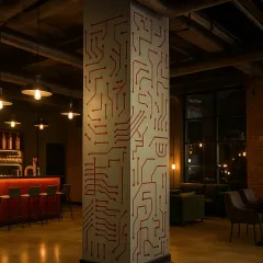 PERFO TONE/ CHIP WALL  Çip Tasarımlı Akustik Keçe Panel ile Şık ve Sessiz Mekânlar AKUSTİK DUVAR PANELLERİ - FELTBİ ile AKUSTİK MÜKEMMELLİK