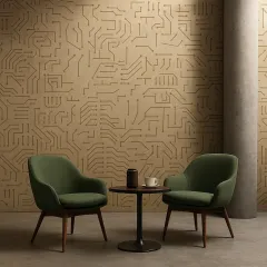 PERFO TONE/ CHIP WALL  Çip Tasarımlı Akustik Keçe Panel ile Şık ve Sessiz Mekânlar AKUSTİK DUVAR PANELLERİ - FELTBİ ile AKUSTİK MÜKEMMELLİK