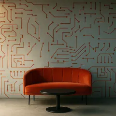 PERFO TONE/ CHIP WALL  Çip Tasarımlı Akustik Keçe Panel ile Şık ve Sessiz Mekânlar AKUSTİK DUVAR PANELLERİ - FELTBİ ile AKUSTİK MÜKEMMELLİK