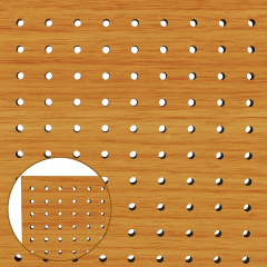 Ahşap Akustik Delikli Panel 1000 Delikli Model 1