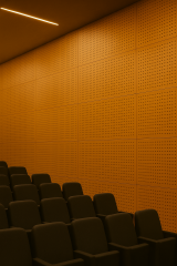Ahşap Akustik Delikli Panel 2000 Delikli Model 2