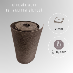 7mm Kiremit Altı Isı Yalıtım Şiltesi