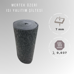 7mm Mertek Üzeri Isı Yalıtım Şiltesi