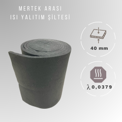 40mm Mertek Arası Isı Yalıtım Şiltesi
