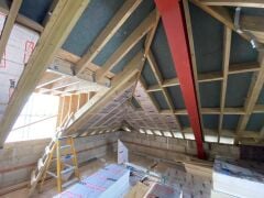 50mm Mertek Arası Isı Yalıtım Şiltesi -Mertek Arası Keçe Uygulaması