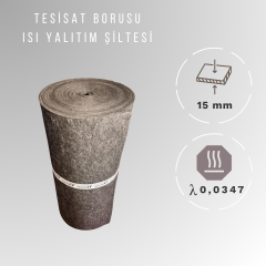 15mm YN - Tesisat Borusu Isı Yalıtım Şiltesi