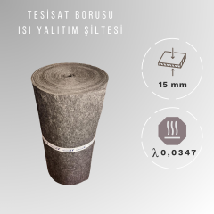 15mm YN 600 gr/m2 - İki Duvar Arası Ses Yalıtım Şiltesi