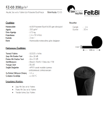 3MM 350 GR/M2 izoBOZZ KEÇE