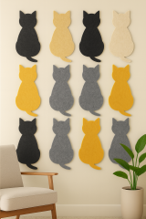 Keçe Objeler -Kedi