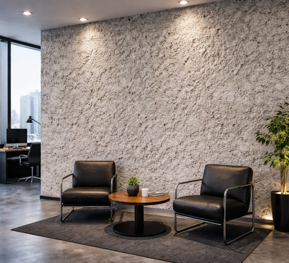 Feltwall Ses Yalıtımlı Duvar Kaplaması - Beton Serisi